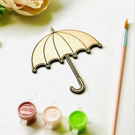 Wooden Umbrella Set