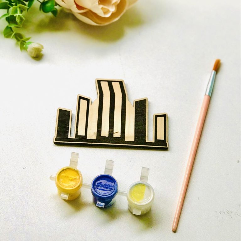 Wooden Shaheed Minar Set