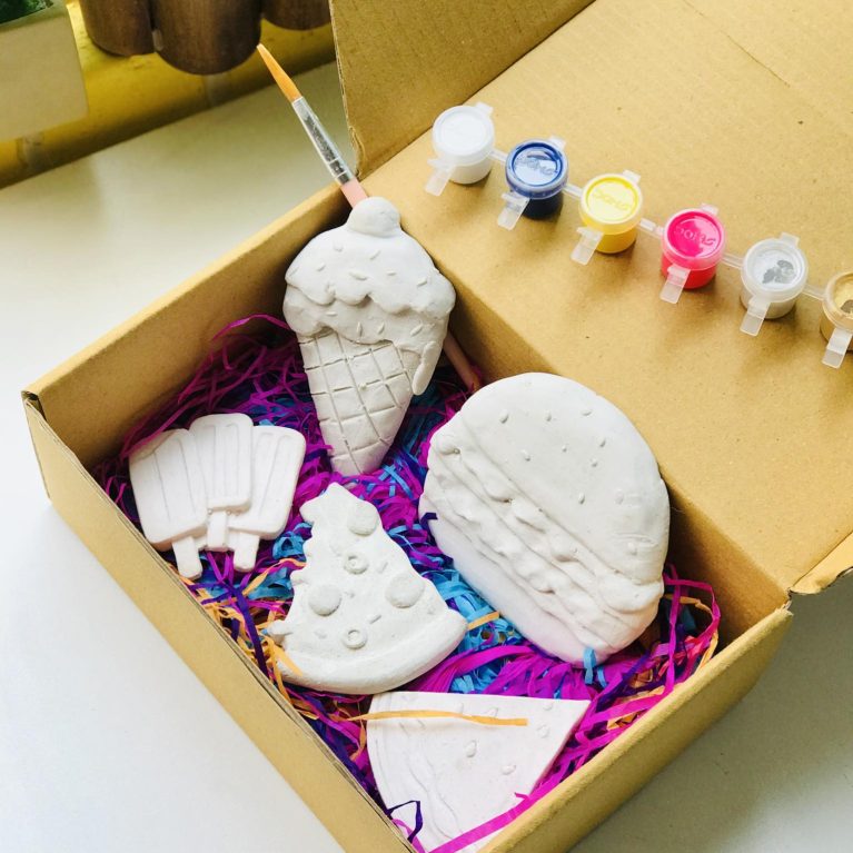 5 Chips Food Series Colouring set-with Colours