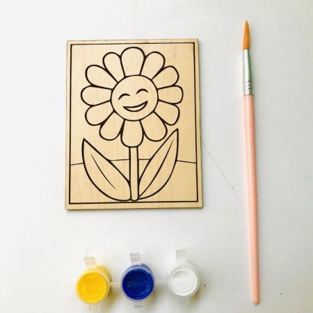 Wooden Flower Set