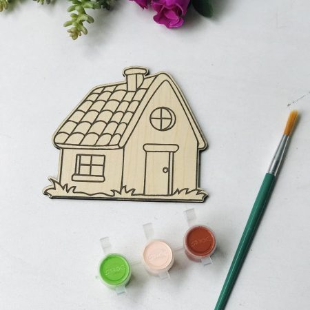 Wooden House Set