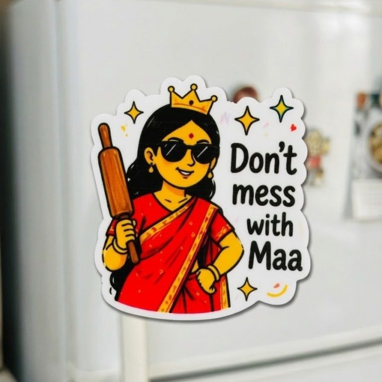 Don’t Mess with Maa Acrylic Fridge Magnet
