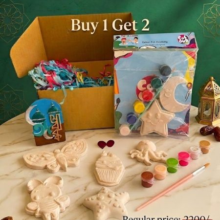 Eid Activity Kit Box-Buy 1 Package get 2 marble stone shapes Free