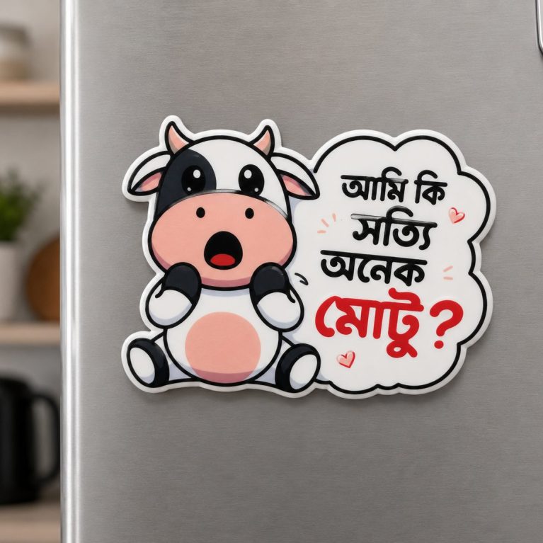 Golu Golu Cow -Kids Qurbani Cute Fridge Magnet