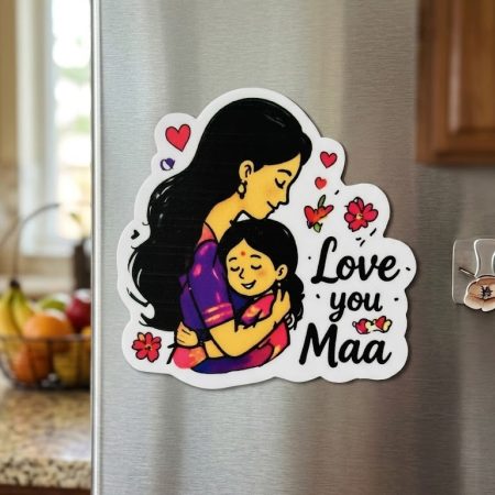 Love You Maa Acrylic Fridge Magnet