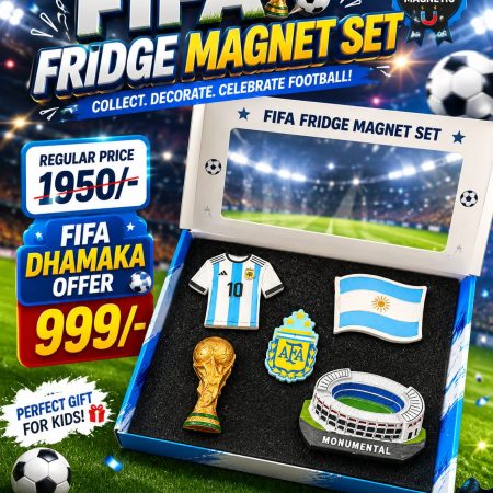 FIFA Fridge Magnet Set | Argentina version- Football Fan Collectible Gift